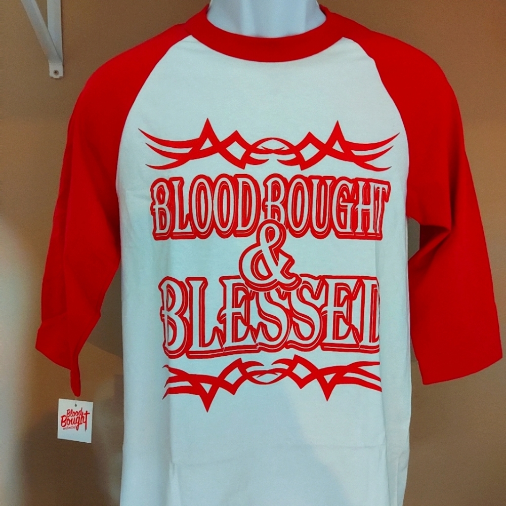 Men's tshirt, Bloodbought and Blessed